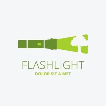Flashlight Stock Illustration