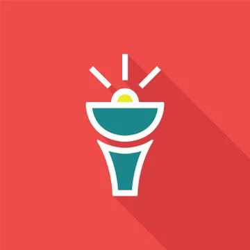 Flashlight. Stock Illustration