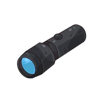 Flashlight illustration Illustration