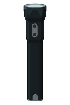 Flashlight of light icon with spotlight or flash function. Light lantern 스톡 일러스트