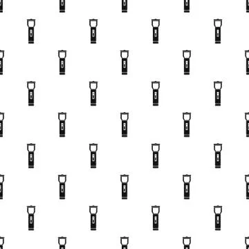 Flashlight pattern, simple style 스톡 일러스트