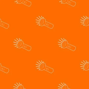Flashlight pattern vector orange 스톡 일러스트