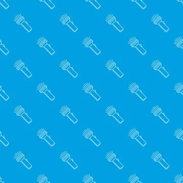 Flashlight pattern vector seamless blue 스톡 일러스트