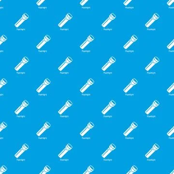 Flashlight pattern vector seamless blue Stock Illustration