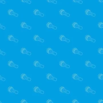 Flashlight pattern vector seamless blue 스톡 일러스트