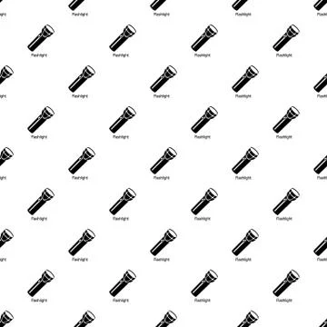 Flashlight pattern vector seamless Stock Illustration