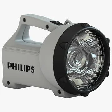 Flashlight Philips 3D Model