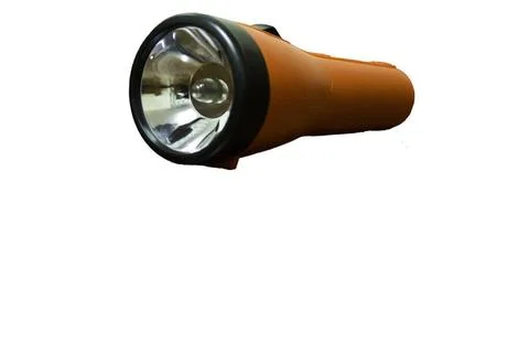 Flashlight red flashlight art background graphic isolated on white backgro... Stock Photos