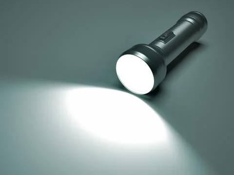 Flashlight spot Stock Illustration