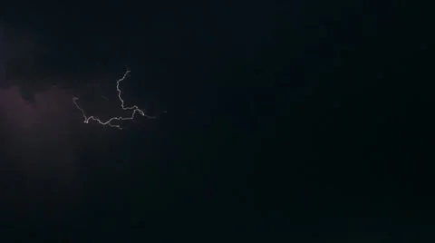 Flashlight in stormy night Stock Footage 10834376