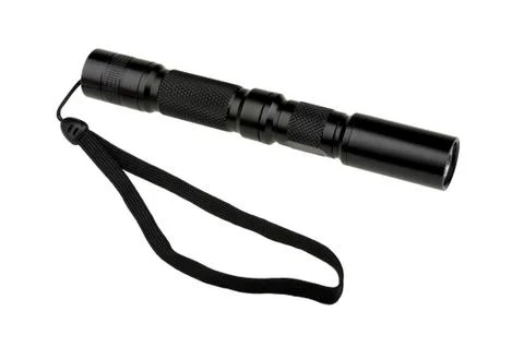 Flashlight with a strap Stock Photos