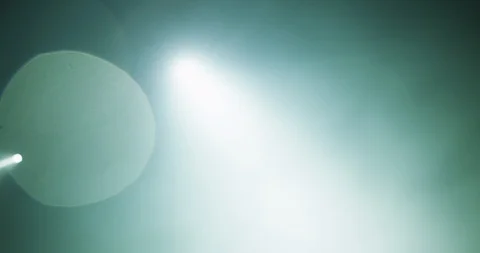 Flashlight through fog and smoke Stock Footage 91159853