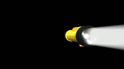 Flashlight Transition HD Stock Footage 10870455