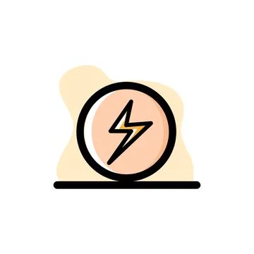 Flashlight Vector Icon Illustration Design Conceptual Stock Illustration