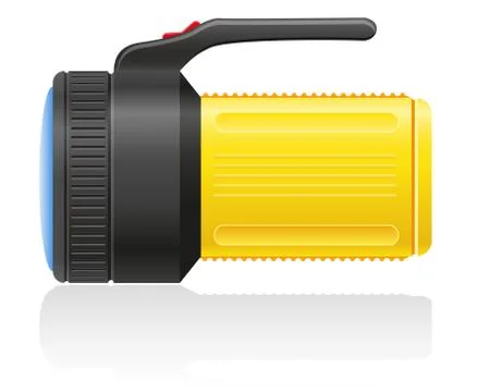 Flashlight vector illustration Stock Illustration