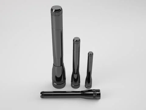 Flashlights Stock Illustration