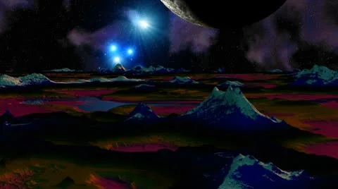 Flashout in space Video stock 10755528