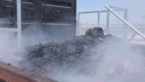 Flashover Fire Training Exercise in Ventura County Stockbeeldmateriaal 336690734