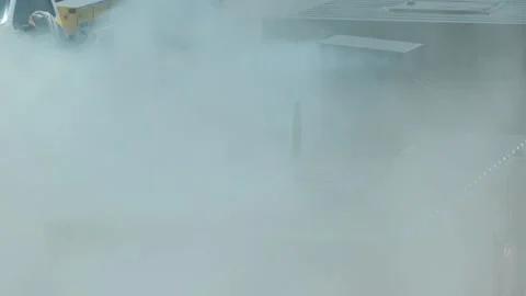 Flashover Fire Training Exercise in Ventura County Stockbeeldmateriaal 336742267