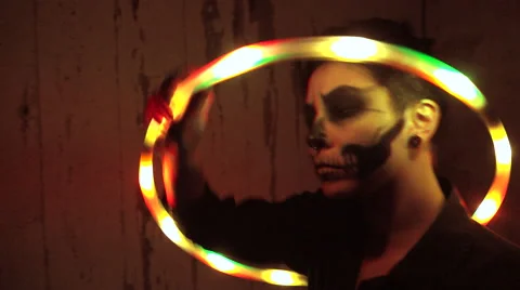 Flashy Female Dancer Sequence Stock Footage 54075802