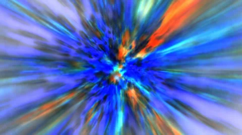 Flashy heavenly abstract flight loop 4 Stock Footage 34491555