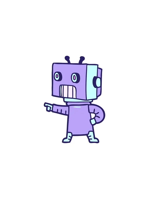 Flashy sales animation of cartoon android doodle Stock Footage 324261115