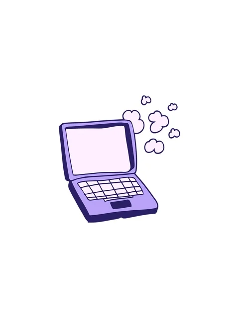 Flashy sales animation of cartoon computer Stock Footage 324329507