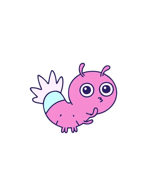 Flashy sales animation of cartoon of cute glow bug Stock Footage 324439907
