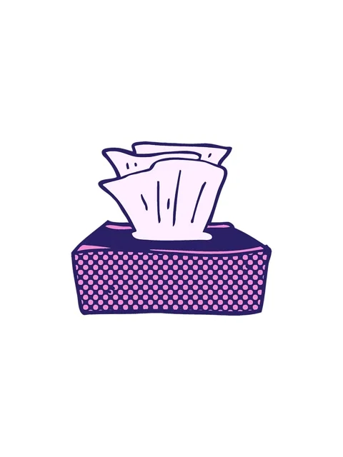 Flashy sales animation of cartoon doodle box of tissues Stock Footage 324475151