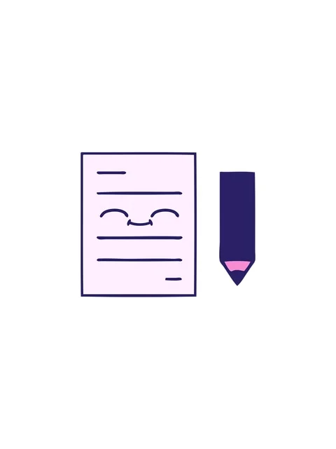 Flashy sales animation of cartoon of a test paper Stock Footage 324389945