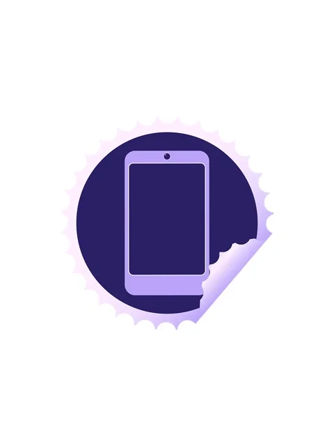 Flashy sales animation of cell phone graphic vector illustration round stic.. Stock Footage 324282048
