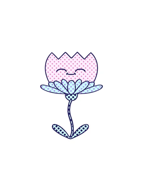 Flashy sales animation of comic book style cartoon of a flower Stock Footage 324433317