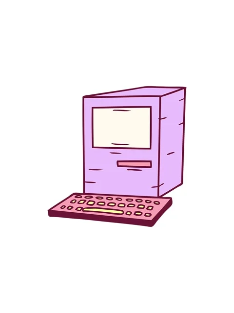 Flashy sales animation of hand drawn cartoon doodle of a computer and keybo.. Stock Footage 324281862