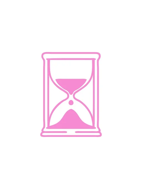 Flashy sales animation of line doodle of an hourglass running sand icon Stock Footage 324413270
