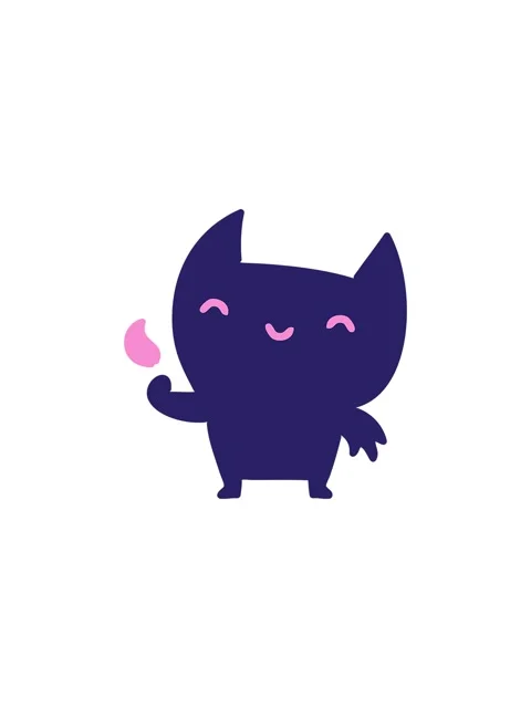 Flashy sales animation of little devil Stock Footage 324124266