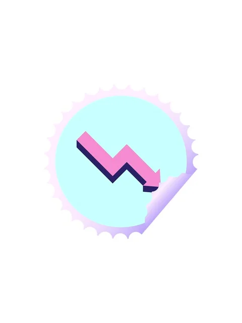 Flashy sales animation of performance arrow graphic vector illustration rou.. Stock Footage 324292885