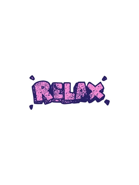 Flashy sales animation of relax text Stock Footage 323601885