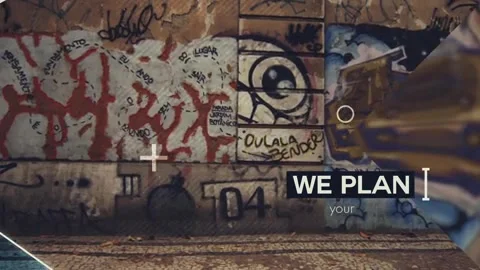 Flashy Urban Slideshow (Partition) Stock After Effects