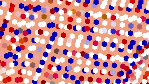 Flasjing random shapes. Video stock 305867111