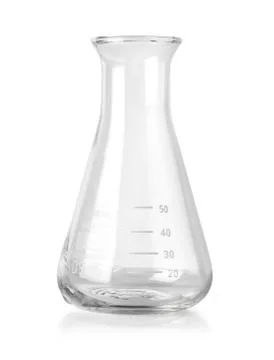 Flask empty isolated Stock Photos