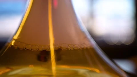Flask from hookah. hookah for smoking and relaxation. Video stock 269391887