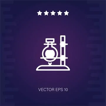 Flask  icon Stock Illustration