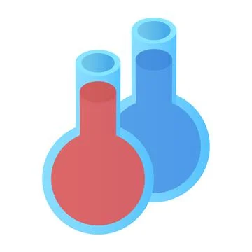 Flasks with magic liquids 3d Stock Illustration