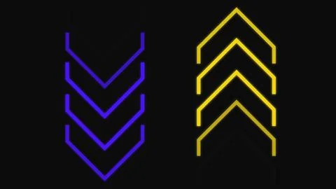 Flat 2d Animation Arrow transition background. Anime style Arrow Background. Stock Illustration