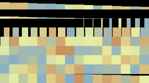 Flat 2d Seamless loop. Animation. Abstract colorful lines of geometric patterns Illustrazione stock