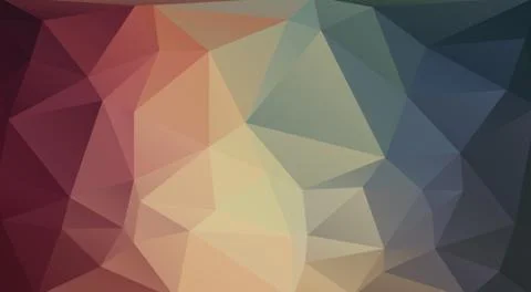 Flat 2D triangle background Stock Illustration