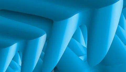 Flat 3d abstract blue color background design vector template イラスト素材
