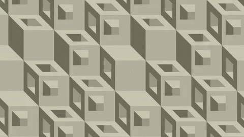 Flat 3d  illusion seamless looping animation Stock Footage 295089762