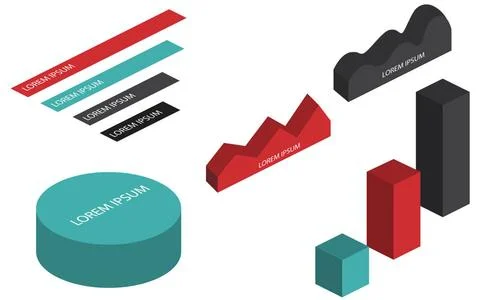  Flat 3d isometric infographic Flat 3d isometric infographic for your busi... Stock Photos