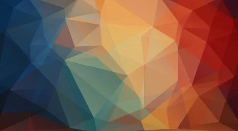 Flat abstract background with triangle shapes Stock Illustration